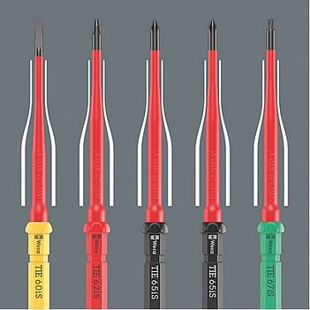 Викрутка зі змінними стрижнями діелектрична WERA Kraftform Kompakt VDE 16 Universal 1 TIE 16 шт. (05006607001)