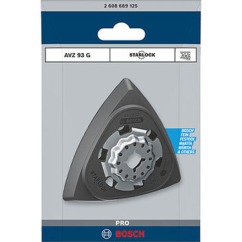 Подошва шлифовальная Bosch PRO AVZ 93 G 93 мм (2608669125)