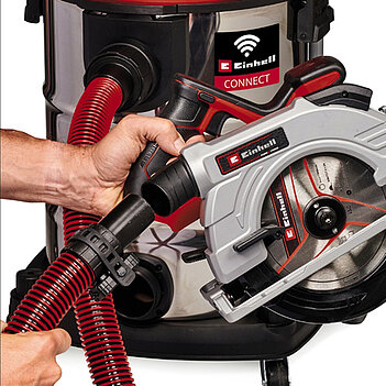 Пылесос аккумуляторный Einhell TP-VC 36/30 S Auto - Solo (2347143) - без аккумулятора и зарядного устройства