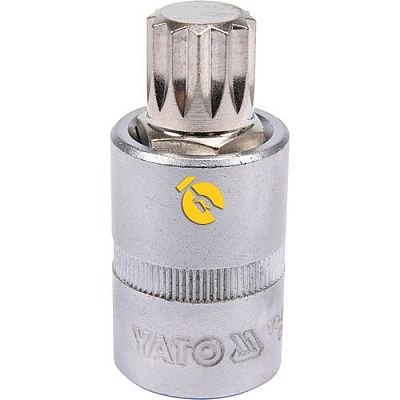 Головка торцевая с битой Spline Yato 1/2