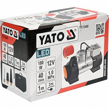 Компрессор автомобильный Yato (YT-73460)