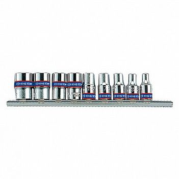 Набор головок 6-гранных King Tony 1/4" 9 шт. (2509MR) Набор головок 6-гранных King Tony 1/4" 9 шт. (2509MR)