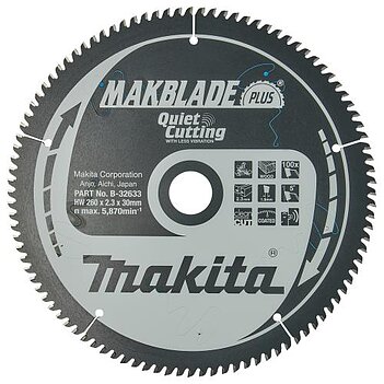 Диск пиляльний по дереву Makita MAKBlade PLUS 260х1,8х30мм (B-32633)