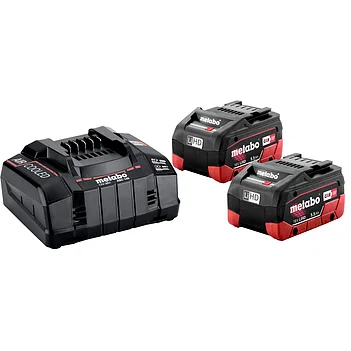 Акумулятор Li-Ion Metabo 18,0В 2 шт  + зарядний пристрій ASC 145 (685122000)
