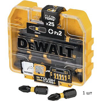 Бита ударная Pozidriv DeWalt Extreme Flextorq 1/4" PZ2 1 шт (DT70556T_1)