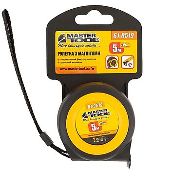 Рулетка MASTERTOOL 5 м (61-0519)