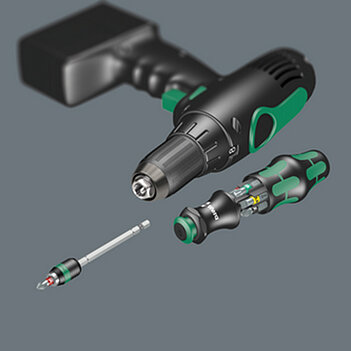 Отвертка с набором бит WERA Kraftform Kompakt 20 Tool Finder 2 13 шт. (05051017001)