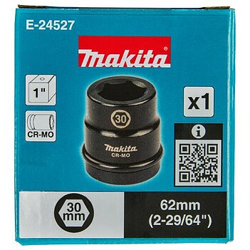 Головка торцева 6-гранна ударна Makita Cr-Mo 1" 30 мм (E-24527)