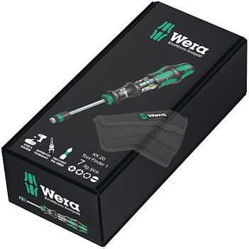 Викрутка з набором біт WERA Kraftform Kompakt 20 Tool Finder 1 7 шт. (05051016001)