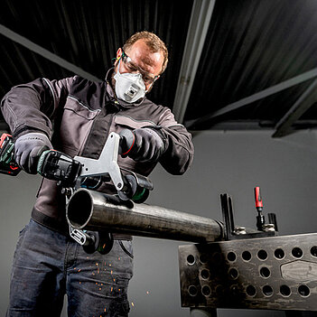 Шлифмашина ленточная аккумуляторная Metabo RBVB 18 LTX BL 180 (601768840) - без аккумулятора и зарядного устройства