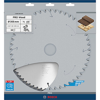 Диск пильный по дереву Bosch PRO Wood 305x1,8х30 мм (2608640441)