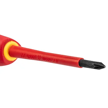 Отвертка крестовая диэлектрическая Neo Tools S2 PZ2 х 100 мм 1000V (04-063)