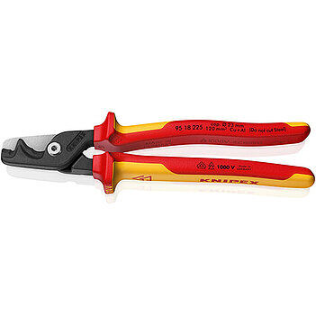 Кабелерез диэлектрический KNIPEX StepCut XL 1000V VDE 225 мм (95 18 225)