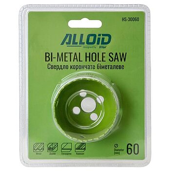 Коронка універсальна Alloid Bi-Metal 60 мм (HS-30060)