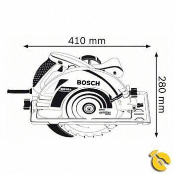 Пила дисковая Bosch GKS 85 G (060157A900)