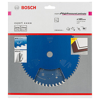 Диск пильный по ламинату Bosch Expert for High Pressure Laminate 165x20х1,6мм (2608644133)