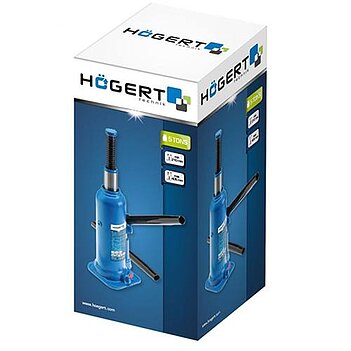 Домкрат гидравлический бутылочный Hoegert 5 т (HT8G022)