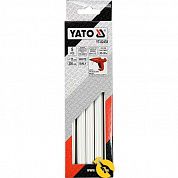 Клейові стрижні Yato 11,0 х 200 мм, білі, 5 шт (YT-82438)