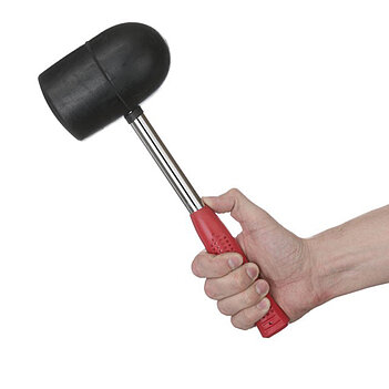 Киянка резиновая INTERTOOL 1250 г (HT-0228)