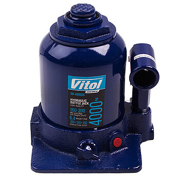 Домкрат гидравлический бутылочный VITOL 4 т (DB-40002C)