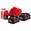 Акумулятор Li-Ion Milwaukee M18 HNRG-552 12,0/18,0В 3 шт. + зарядний пристрій (4933464713)