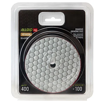 Диск полірувальний по бетону і граніту Alloid Pro HEXAGON 100 мм (DD-63390)