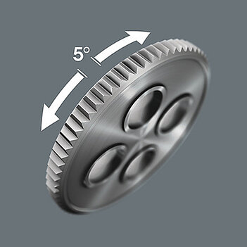Тріскачка з шарніром WERA Zyklop Speed 8000 B Sb 3/8" 72 зубці (05073261001)