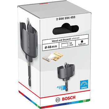 Коронка по дереву Bosch BiMetal Wood and Drywall 48 мм (2608594493)