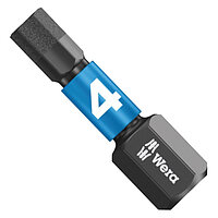 Бита ударная Hex WERA 840/1 IMP DC Impaktor 1/4" 4,0 мм 1 шт. (05057604001)