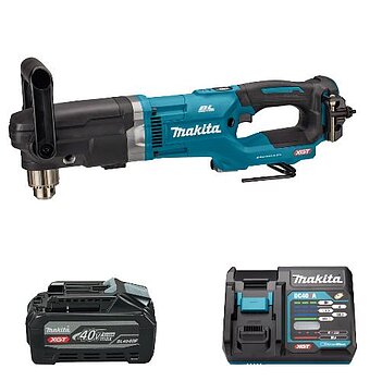 Дриль безударний кутовий акумуляторний Makita XGT + акумулятор + зарядний пристрій (SET-DA001GZ-PROMOXGT)