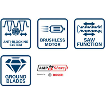 Кущоріз акумуляторний Bosch GHE 18V-60 (06008C9000) - без акумулятора та зарядного пристрою