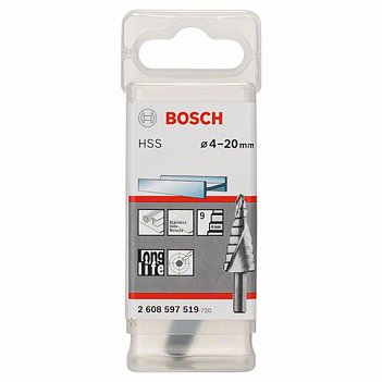 Сверло по металлу Bosch HSS 4-20мм 1шт (2608597519)