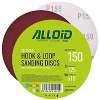 Шлифовальный круг Alloid 125 мм Р150 10 шт. (SD-25150)