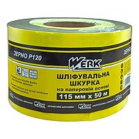 Наждачная бумага Werk P120 115мм х 50м (58021)