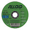 Круг отрезной по металлу Alloid 41 14А 125x1,6x22,23 мм (W12516-M)