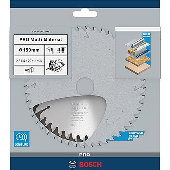 Диск пиляльний універсальний Bosch Multi Material 150х20 мм (2608640501)