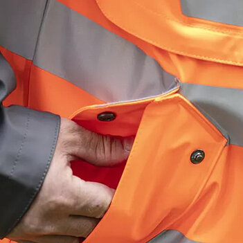 Куртка от дождя Husqvarna Functional High Viz размер XS/44 (5976628-42)