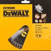 Диск пиляльний по дереву DeWalt Extreme 160х20х1,8 мм (DT4084)