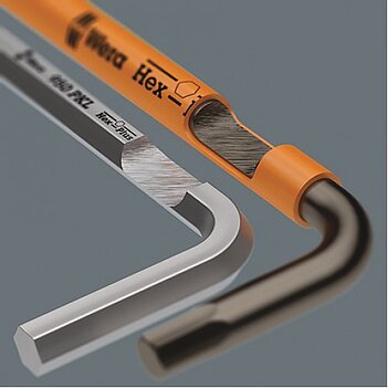 Набір ключів Hex Ball Г-подібних WERA 950/9 Hex-Plus Multicolour 3 9 шт. з кулею і магнітизатором (05133165001)