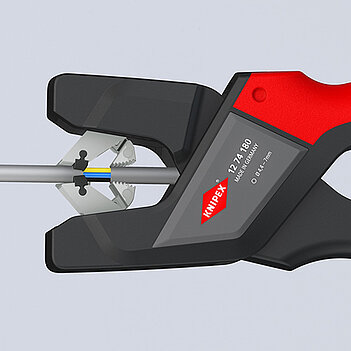 Клещи для снятия изоляции KNIPEX 175 мм автоматические (12 74 180 SB)