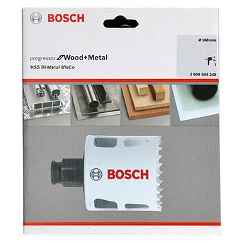 Коронка по металлу и дереву Bosch Progressor BiM 168 мм (2608594249)