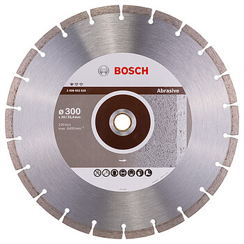 Диск алмазний сегментований Bosch Standard for Abrasive 300х2,8х20/25,4мм 1 шт. (2608602620)