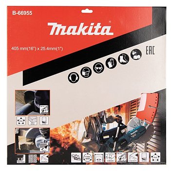 Диск алмазний сегментований Makita 405x25,4x3,6 мм (B-66955)