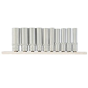 Набір головок 6-гранних подовжених MASTERTOOL 1/4" 10 шт (78-1411)