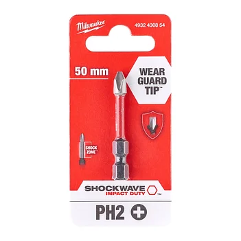 Біта ударна Phillips Milwaukee Shockwave Impact Duty 1/4" PH2 1 шт. (4932430854)