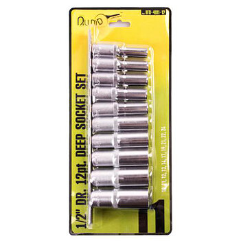 Набір головок 12-гранних подовжених Alloid 1/2" 10 шт. (НГП-4011-12)