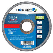 Круг відрізний по металу Hoegert 125x1,6x22,23 мм (HT6D632)