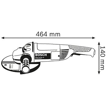 Угловая шлифмашина Bosch GWS 24-230 JH (0601884M03)