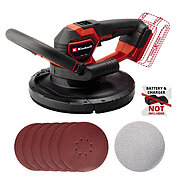 Шлифмашина для стен и потолков аккумуляторная Einhell TP-DWS 18/225 Li BL - Solo (4259995) - без аккумулятора и зарядного устройства