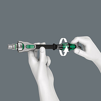 Тріскачка з шарніром WERA Zyklop Speed 8000 C Sb 1/2" 72 зубці (05073262001)